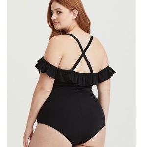 Torrid size 4 black swimsuit